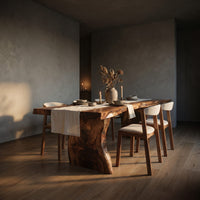 Rustic Live Edge Dining Table For Dining Area, view 5