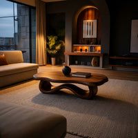 Where the Room Slows Down: A Ribbon Curve Coffee Table, view 5