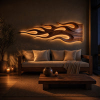 Mid Century Dimensional Wall Decor For Luxury Retreat Interior, view 5