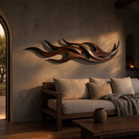 Wall Art Modern Carved Wall Sculpture For Conversation Area Interior, view 5