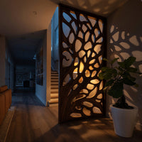 Solid Wood Room Divider Flowing Carved Living, view 5