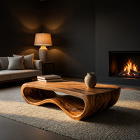 Ribbonfold Coffee Table with a Continuous Loop Base, view 5