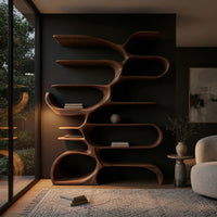 Bookcase for a Reading Corner in a Dark-Walled Room, view 5