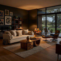 Two Drawers and a Long Breath: Oval Coffee Table, view 5
