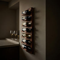 Solid Wood Wine Rack Vertical Wall Mounted Dining Home Bar, view 5