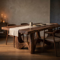 Live Edge Banquet Table For Wine Dining Room, view 5