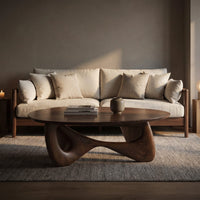 Rustic Coffee Table For Warm Room Ambience, view 5