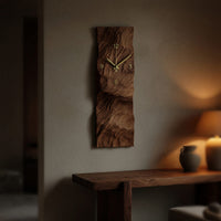 Solid Wood Clock Vertical Wall Living Room, view 5