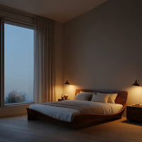 Solid Wood Bed Frame Handcrafted Headboard Modern Bedroom, view 5