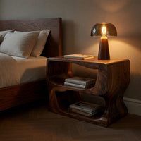 Solid Wood Nightstand Bedroom, view 5