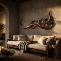 Minimalist Flowing Wall Decor For Wellness Space Interior, view 5