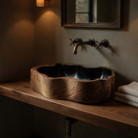 Solid Wood Sink Vanity Solid High End Bathroom, view 5