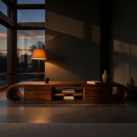 The Same Tree Runs Both Ends of This TV Console, view 5