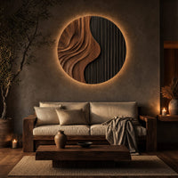 Minimalist Relief Wall Decor For Creative Workspace Interior, view 5