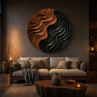 Wall Art Modern Organic Wall Sculpture For Breakfast Nook Interior, view 5