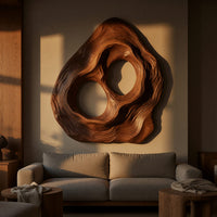 Hollowed Curve Wall Sculpture with an Open Core, view 5 — view 5