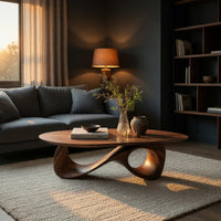 The Room Holds Its Breath: A Ribbon-Base Coffee Table, view 5