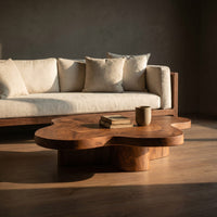 Organic Coffee Table With Unique Cloud-shapes For Living Room, view 5