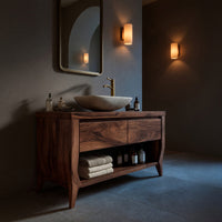 Solid Wood Bathroom Vanity Spa, view 5