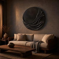 Wall Art Minimalist Organic Wall Sculpture For Entry Hall Interior, view 5
