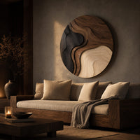 Wall Art Minimalist Statement Wall Panel For Studio Apartment Interior, view 5