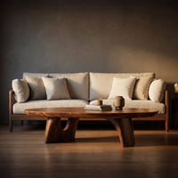 Handcrafted Solid Wood Coffee Table Livingroom Decor Haunted Charm, view 5
