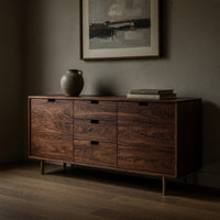 Solid Wood Sideboard Modern Living Room, view 5