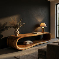 Made of One Unbroken Curve: A Sculptural TV Console, view 5