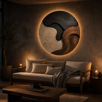 Mid Century Flowing Wall Decor For Vacation Home Interior, view 5