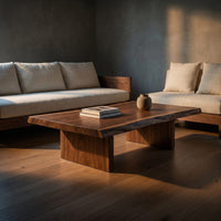 Organic Coffee Table For Tropical Villa Lounge, view 5