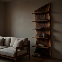 Solid Wood Standing Shelf Home, view 5
