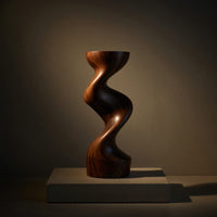 Solid Wood Sculpture Wall Art Farmhouse Solid Abstract Garden, view 5