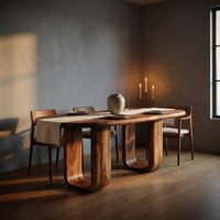 Contemporary Dining Table For Home Bar Area, view 5