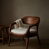 Solid Wood Chair Mid Century Living Room Area, view 5