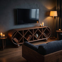 Contemporary Linear Tv Console For Modern Living Space, view 6