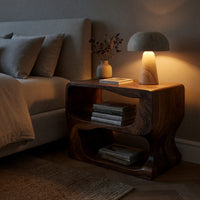 Solid Wood Nightstand Bedroom, view 6
