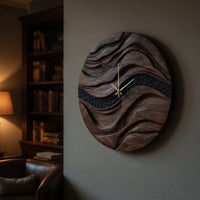 Solid Wood Clock Wall Living Room, view 6