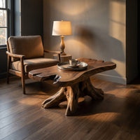Rustic Root Coffee Table For Living Room, view 6