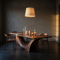 Scandinavian Freeform Dining Table For Family Dining Room, view 6