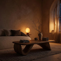 One Wave, Carved Solid Through: A Low Coffee Table, view 6