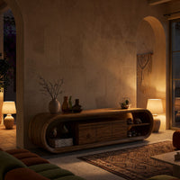 Media Console for a Living Room That Stays Uncluttered, view 6
