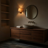 Solid Wood Bathroom Vanity Wall Mounted Spa, view 6