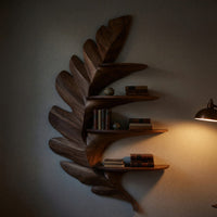 Solid Wood Wall Mounted Shelf Home Entrance, view 6