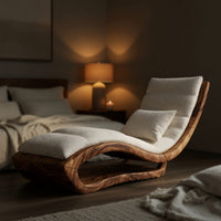 Solid Wood Day Bed Daybed Minimalist Luxury, view 6