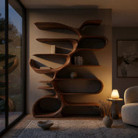Bookcase for a Reading Corner in a Dark-Walled Room, view 6