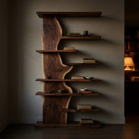 Solid Wood Standing Shelf Living Room, III, view 6