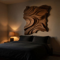 Rolling Dune Wall Panel for a Living Room Focal Wall, view 6 — view 6