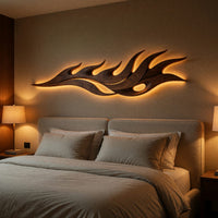 The Feather That Never Falls, a Walnut Wall Relief, view 6 — view 6