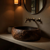 Solid Wood Sink Vanity Handcrafted Solid Bathroom, view 6