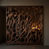 Solid Wood Room Divider Open Space, view 6
